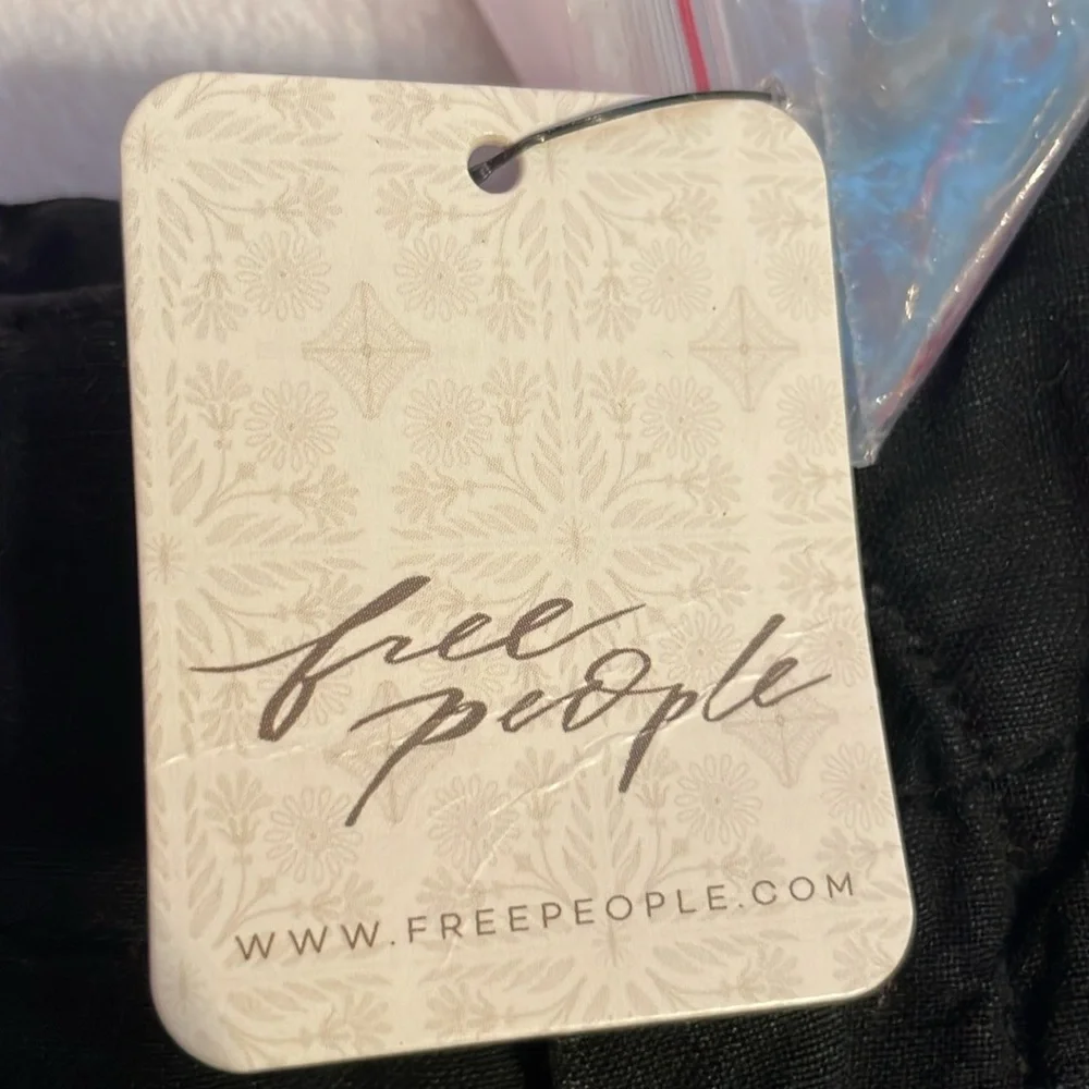 NWT Free People Calla Trouser in Black - Picture 7 of 10